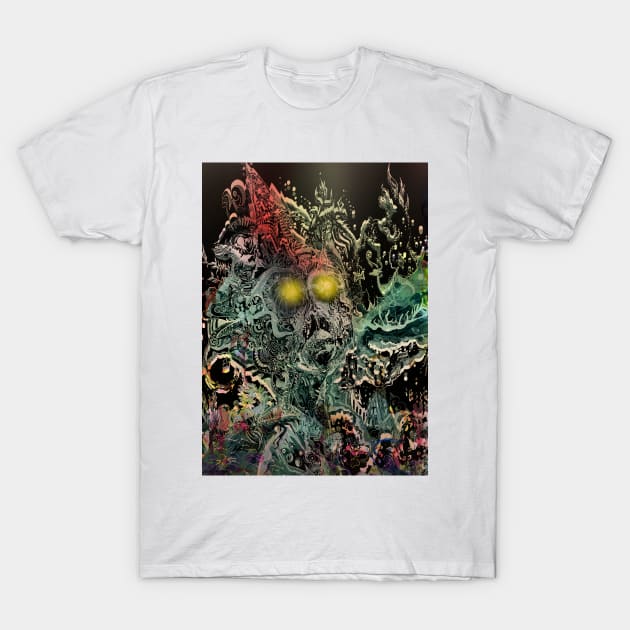 Monsteroso Comic book pen drawing 4 T-Shirt by grantwilson